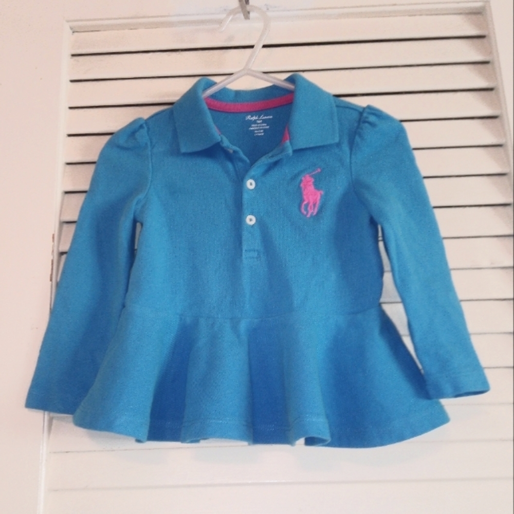 SIZE 18 MOS. RALPH LAUREN DRESS